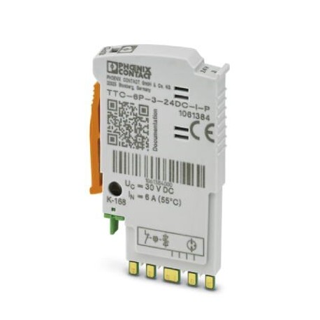 TTC-6P-3-24DC-I-P 1061384 PHOENIX CONTACT Proteção contra surtos de plug integrado com indicador de status d..
