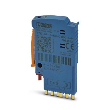 TTC-6P-3-EX-24DC-I-P 1064663 PHOENIX CONTACT Proteção contra surtos de plug integrado com indicador de statu..