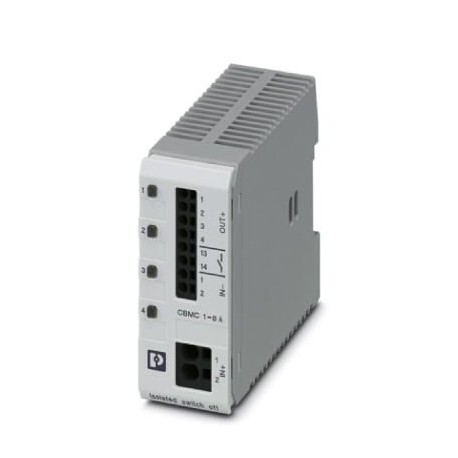 CBMC EG4 24DC/1-8A NO 1065730 PHOENIX CONTACT Multi-canal eletrônico do disjuntor, com isolação elétrica par..