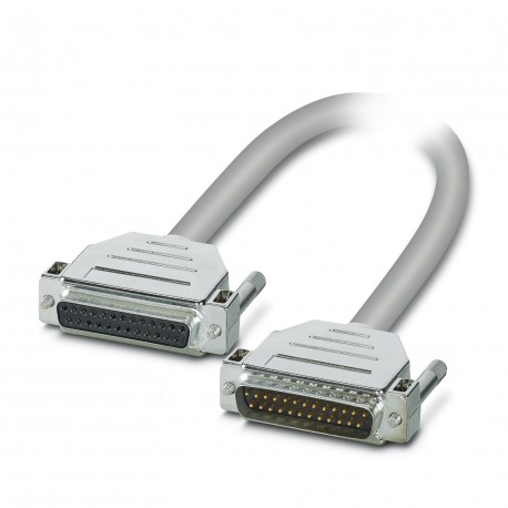 CABLE-D25SUB/B/S/HF/S/ 3,0M 1066667 PHOENIX CONTACT Assembled, shielded, halogen-free round cable connection..