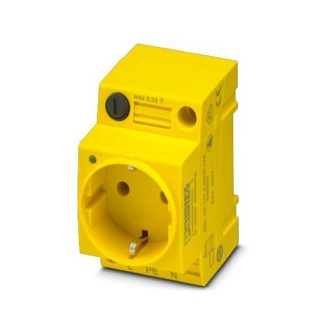 EO-CF/UT/LED/F/YE 1068030 PHOENIX CONTACT Socket, Pin connector pattern type CF, LED display and fuse 5 x 20..