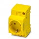EO-CF/PT/YE 1068067 PHOENIX CONTACT Розетка, Схема расположения контактов тип CF, желтый, для монтажа на нес..