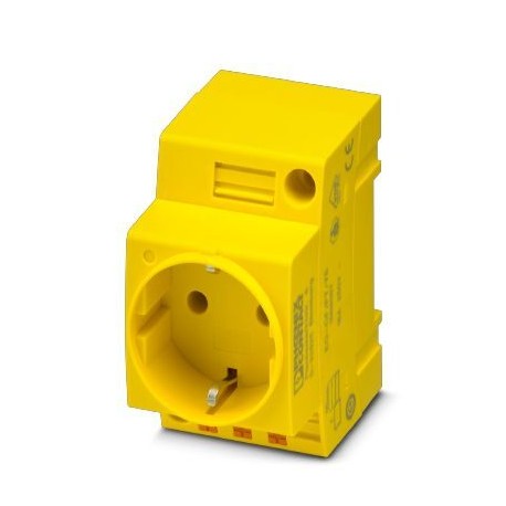 EO-CF/PT/YE 1068067 PHOENIX CONTACT Socket, Pin connector pattern type CF, yellow, for mounting on a DIN rai..