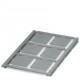 UCT4-EMP (27X27) SR 1073991 PHOENIX CONTACT Plástico rótulo, Folha de prata, sem rótulo, pode ser rotulada c..