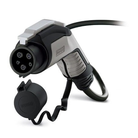 EV-T1G3K-1AC32A-7,0M6,0ESBK01 1081403 PHOENIX CONTACT Câbles de charge AC, Câble de charge AC avec connecteu..