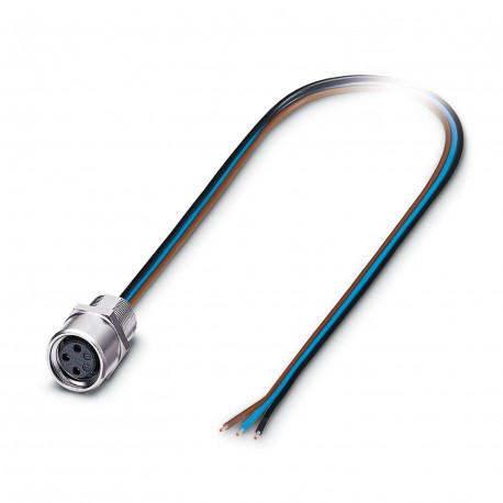 SACC-E-M 8FS-3CON-M8/2,0 1081551 PHOENIX CONTACT Flush-type connector, 3-position, Socket, straight, M8, Fro..