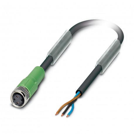 SAC-3P-10,0-PUR/M 8FS 0,34 1085896 PHOENIX CONTACT Sensor/actuator cable, 3-position, PUR halogen-free, blac..