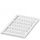 UCT-WMCO 1,9 (23X4) CUS 1087329 PHOENIX CONTACT Conductor marker, Sheet, white, labeled, mounting type: clip..