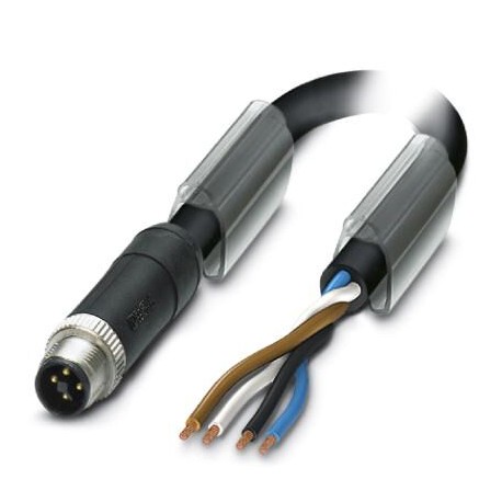 SAC-4P-M12MST/ 5,0-110 1089955 PHOENIX CONTACT Cable de potencia, 4-polos, PVC, negro grisáceo RAL 7021, Con..