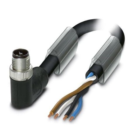 SAC-4P-M12MRT/10,0-110 1089968 PHOENIX CONTACT Power cable, 4-position, PVC, black-gray RAL 7021, Plug angle..