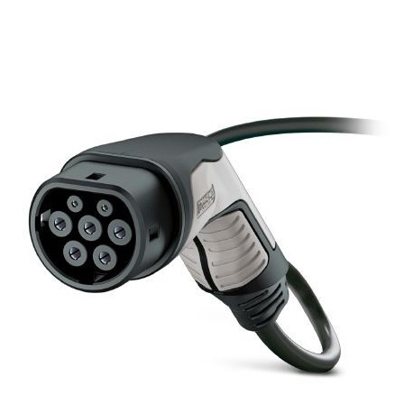 EV-T2G3C-1AC20A-5,0M2,5ESBK01U 1091133 PHOENIX CONTACT CHARX connect comfort, Tipo 2, Cable de carga AC, 20 ..