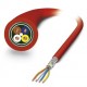 NBC-100,0-93K 1093423 PHOENIX CONTACT Cable de red, Sercos CAT5 (100 MBit/s), 4-polos, PVC/PVC, rojo RAL 302..