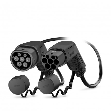 EV-T2G3PC-3AC20A-5,0M2,5ESBK11 1097299 PHOENIX CONTACT CHARX connect comfort, Tipo 2, Cable de carga AC móvi..