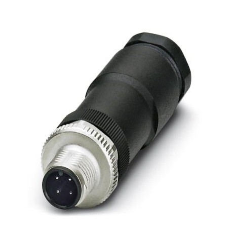 SACC-M12MS-4CON-PG 9-M PWR 1106747 PHOENIX CONTACT Power connectors, 4-position, Plug straight M12, A-coded,..