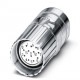 CA-12S1N8A8003 1116286 PHOENIX CONTACT Cable connector, CA, straight, shielded: yes, Screw locking, M23, No...