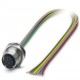 SACC-DSI-M12FS-8CON-M16/0,5 1409291 PHOENIX CONTACT Sensor/actuator flush-type socket, 8-pos., M12 SPEEDCON,..