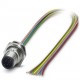 SACC-DSI-M12MS-8CON-M16/0,5 1409293 PHOENIX CONTACT Sensor/actuator flush-type plug, 8-pos., M12 SPEEDCON, r..