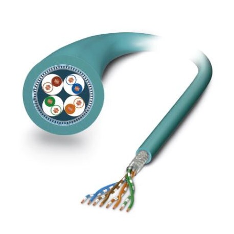NBC-500,0-94B 1410276 PHOENIX CONTACT Network cable, Ethernet, 8-wire, shielded, PUR, halogen-free, RAL 5021..