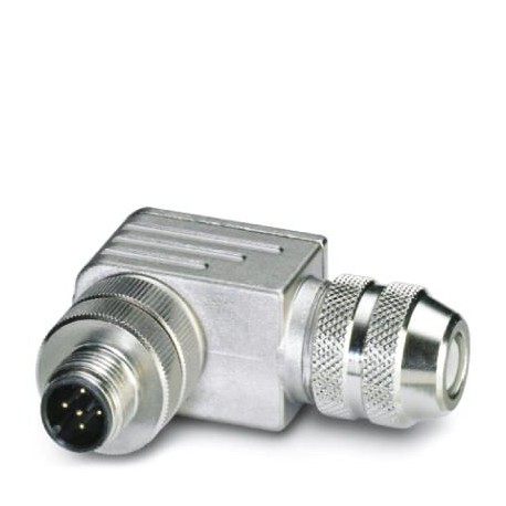 SACC-M12MR-5CON-PG 9-SH ADH 1411893 PHOENIX CONTACT Conector de 5 pos., blindado, ângulo plug M12, Uma codif..