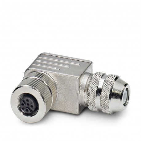 SACC-M12FR-5CON-PG 9-SH ADH 1411894 PHOENIX CONTACT Connector, 5-pos., shielded, angled M12 socket, A-coded,..