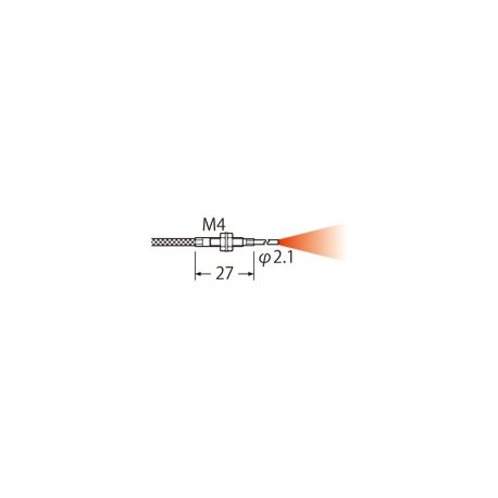 FDH3520S FD-H35-20S PANASONIC Faser -, thru-beam, M4, hitzebeständig 350°C, Biegeradius von R10, 1m