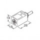 GL18HL GL-18HL PANASONIC UZQ334, inductive proximity sensor, rectangular shape, 12mm, NO, NPN, cable 1m