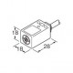 GL18HLB GL-18HLB PANASONIC UZQ335, sensor de proximidade indutiva, de forma retangular, 12mm, NC, NPN, cabo ..