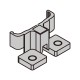 MSEXF61 MS-EX-F6-1 PANASONIC Staffa di montaggio per sensore per le perdite, PFA + SUS304