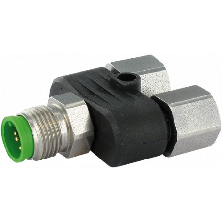 7004-41121-0000000 MURRELEKTRONIK T-Stück M12-Stecker / M12-Buchse V4A