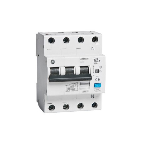 DMA63NC20/030GE 783520 DMA63NC20/030 GENERAL ELECTRIC RCBO Residual current circuit breaker with overcurrent..
