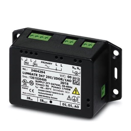 LUMGATE 347 2DI/2DOR/1AO 2404294 PHOENIX CONTACT Interface para ligação e diagnóstico de drivers diodo EMISS..