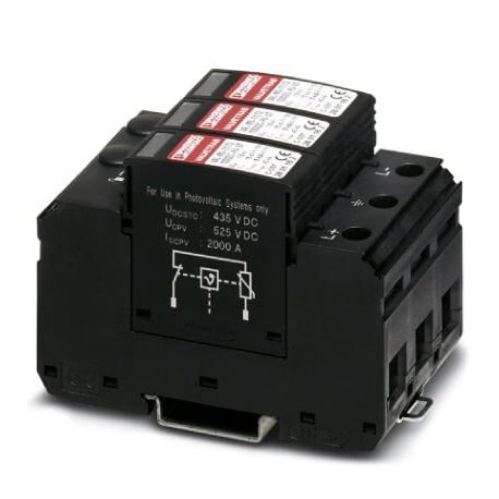 VAL-MS-T1/T2 1000DC-PV/2+V/40 1099594 PHOENIX CONTACT Proteção contra surtos