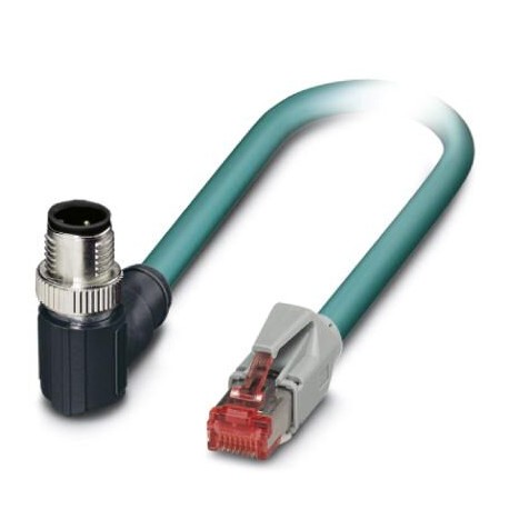 NBC-M12MRD/ 5,0-93E/R4AC 1417249 PHOENIX CONTACT Assembled Ethernet cable, CAT5e, shielded, 2-pair, AWG 26 s..