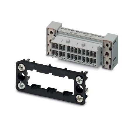 VC-AR2/3M-S888-SET BD1-24 1424356 PHOENIX CONTACT Contact insert set for panel mounting side, sleeve frame w..