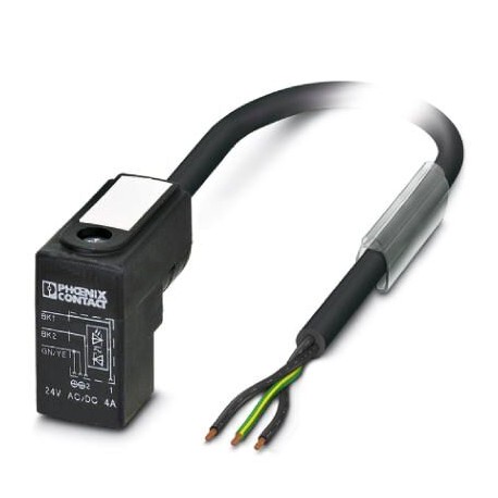 SAC-3P- 5,0-500/C-1L-Z 1438817 PHOENIX CONTACT Sensor/atuador cabo, acesso extremidade do cabo, no conector ..