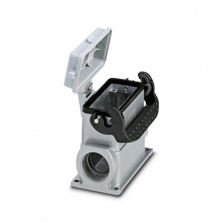 HC-B 06-SMLD-74/O1M32 1460087 PHOENIX CONTACT HEAVYCON B6 box mounting base, with single locking latch and c..