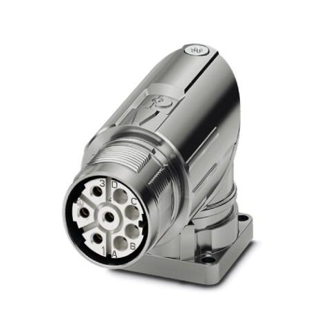 M23-7ES198AA500S 1628490 PHOENIX CONTACT Device connector for front wall, M23 PRO, angled rotatable, for sta..