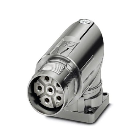 M23-5ES198AA500S 1628491 PHOENIX CONTACT Device connector for front wall, M23 PRO, angled rotatable, for sta..