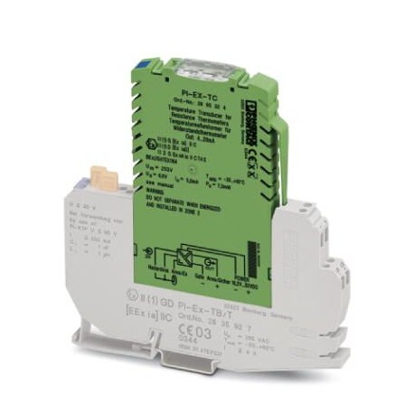 PI-EX-TC 2865324 PHOENIX CONTACT Convertidor de temperatura i Ex: transforma valores de medición de los sens..