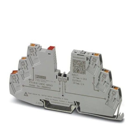 PTCB E1 24DC/8A NO 2909910 PHOENIX CONTACT Interruptor electrónico para protección de equipos de un canal pa..