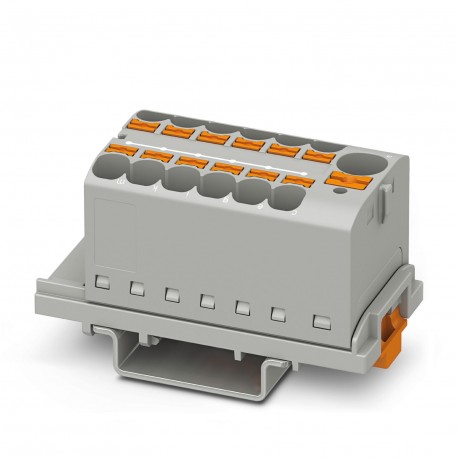 PTFIX 10/12X4-NS35 GY 3273614 PHOENIX CONTACT Distribution block, nom. voltage: 800 V, nominal current: 32 A..