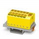 PTFIX 10/12X4-NS35 YE 3273620 PHOENIX CONTACT Distribution block, nom. voltage: 800 V, nominal current: 32 A..