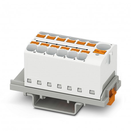 PTFIX 10/12X4-NS35 WH 3273626 PHOENIX CONTACT Distribution block, nom. voltage: 800 V, nominal current: 32 A..