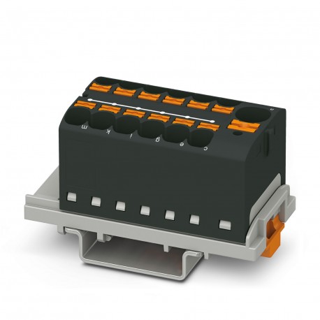 PTFIX 10/12X4-NS35 BK 3273628 PHOENIX CONTACT Distribution block, nom. voltage: 800 V, nominal current: 32 A..