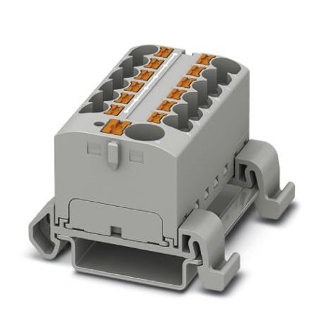 PTFIX 10/12X4-NS35A GY 3273746 PHOENIX CONTACT Distribution block, nom. voltage: 800 V, nominal current: 32 ..
