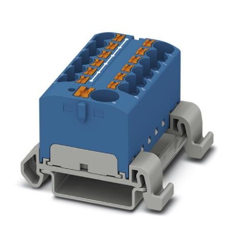 PTFIX 10/12X4-NS35A BU 3273748 PHOENIX CONTACT Distribution block, nom. voltage: 800 V, nominal current: 32 ..