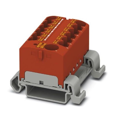 PTFIX 10/12X4-NS35A RD 3273750 PHOENIX CONTACT Distribution block, nom. voltage: 800 V, nominal current: 32 ..