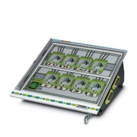 EDU PLC POW 8 8101469 PHOENIX CONTACT Power Board pour le Nanoline-Trainer. Intégration de 8 prises commutab..