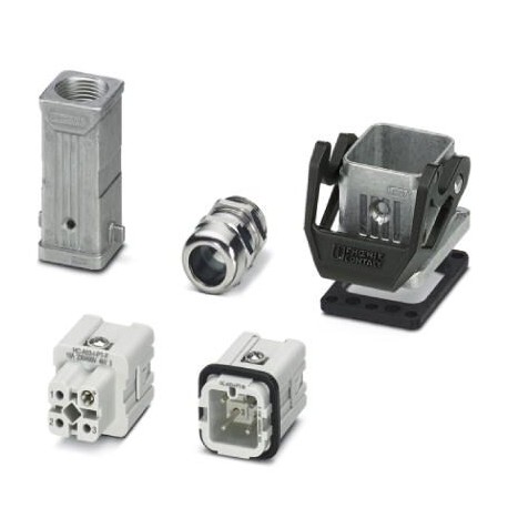 HC-STA-A03PT-BWS-HT-M20-ELCAL 1424449 PHOENIX CONTACT Conjunto de conector, grau de proteção: IP67, número d..