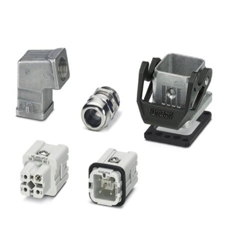 HC-STA-A03PT-BWS-HS-M20-ELCAL 1424451 PHOENIX CONTACT Conjunto de conector, grau de proteção: IP67, número d..
